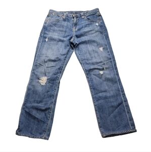 J. Crew Vintage Slim Light Distressed Wash Denim Jeans Women's Size 27